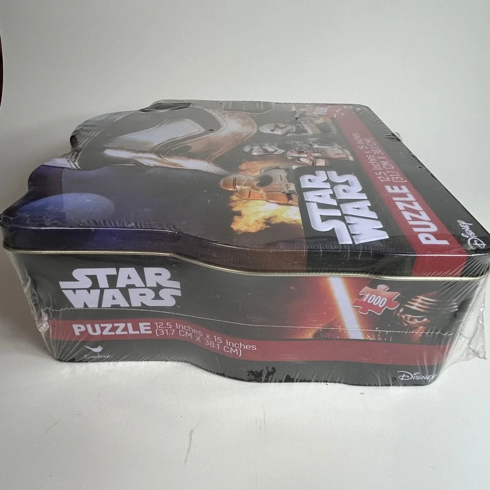 Star Wars The Force Awakens 1000 Piece Puzzle Captain Phasma Collector Tin New